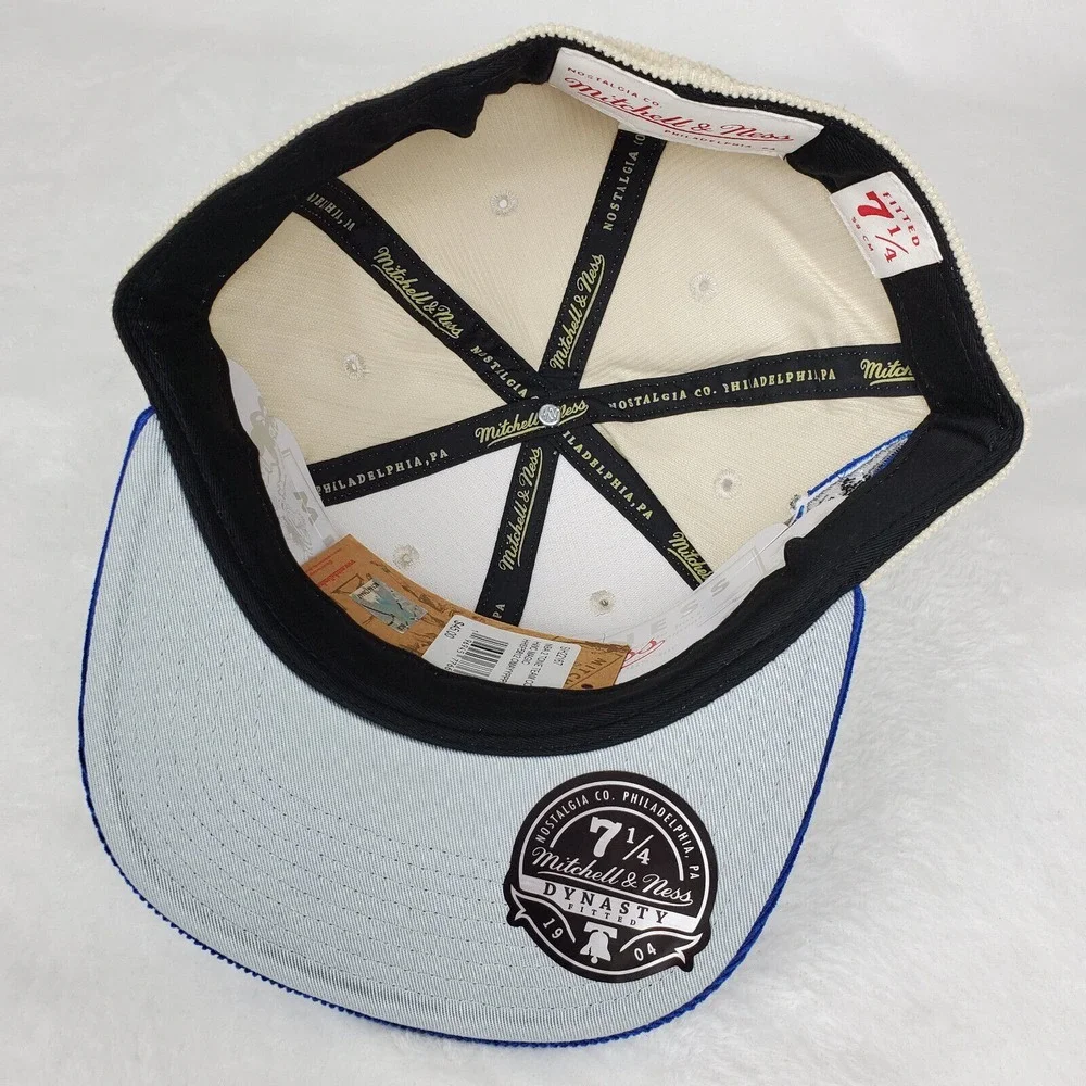 Orlando Magic Mitchell & Ness NBA Fitted 7 1/4 Hat‎ Cap 3D Logo Corduroy NWT